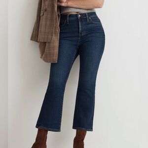 EUC Madewell Curvy Kickout Crop, Colleton Wash